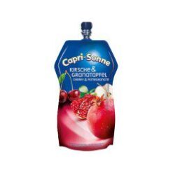 Sommer hele året! Kirsebær og granateple danner det perfekte paret i denne forfriskende Capri-Sun fruktjuicedrikken.  Saftige kirsebær harmonerer med søtt granateple og gir den fyldige og eksotiske smaken av sommer. Uten fargestoffer Uten kunstige søtningsmidler