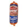 Det er et høyt proteininnhold fra kalkunkjøtt. Den inneholder mye mindre fett enn biffsalami.  Salami kan skjæres i skiver og brukes i smørbrød, frokoster og alle måltidene dine.