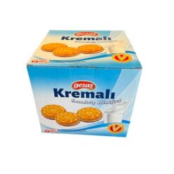 GESAS Vanilje Kremet Sandwich Kjeks 920 g med en unik smak!  klassiske smak: kjeks med vanilje krem. Deilig krem ​​med vaniljesmak mellom to friske kaker som smelter i munnen.
