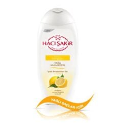 Hacı Şakir shampoo, som ikke bare gir den pleien håret ditt trenger med sitt innhold av sitronsmak, men også gir en behagelig duft, er spesielt utviklet for fett hår.