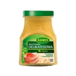 Kamis delikatessesennep er perfekt for dine kalde favorittsmørbrød, varme paninier osv. Laget uten tilsatte konserveringsmidler, er Kamis sennep en favoritt her på PV.
