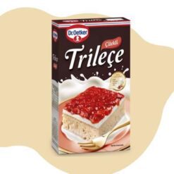 Dr. Oetker Jordbær Trileçe inneholder en spesiell melblanding, fuktesausblanding, fløteblanding og pulvermiks for jordbærsaus. Den kan enkelt tilberedes ved å tilsette jordbær, egg, melk og fløte. Du kan også tilberede Trileçe i hvilken som helst smak du liker ved å bruke samme mengde bringebær, bjørnebær, blåbær eller solbær i stedet for jordbær.