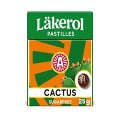 Läkerol Cactus er en sukkerfri pastill med smak av lakris og kaktus.
