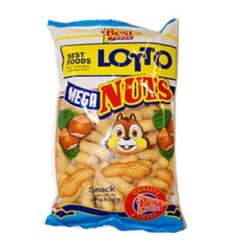 Lotto Mega Nuts Corn Snacks 60g er en deilig matbit som passer perfekt når som helst på dagen. Disse knasende snacksene er laget med mais og den perfekte blandingen av urter, nøtter og krydder som vil friste smaksløkene dine. Hver pose inneholder 60 g snacks, noe som gjør dem til et godt mellommåltid å dele og ta med på farten. Uten kunstige farger eller smaker, kan du føle deg godt om å hengi deg til disse smakfulle godbitene. Prøv Lotto Mega Nuts Corn Snacks i dag og nyt en skyldfri snackopplevelse!