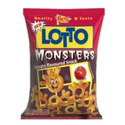 Delikat maischips med tomatsmak, perfekt for en snack hvor som helst. Den kommer i en praktisk pakke på 80 g, noe som gjør den enkel å ta med og dele med andre.