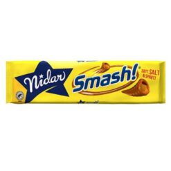 UTZ Certified MB Smash er salte maiskjerner, dekket av Nidar sin deilige melkesjokolade. En perfekt kombo av søtt, salt og sprøtt! Det skal godt gjøres å spise bare én! Sjokoladen er laget med kakao fra Rainforest Alliance-sertifisterte gårder.