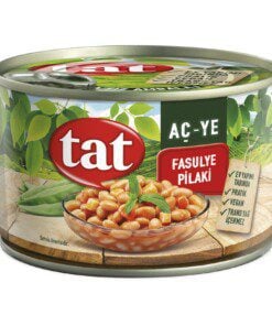 Du kan nyte Tat Bean Pilaki så snart du åpner den. Tat ferdigretter sparer deg for både tid og bryet med å tilberede måltider. Når du har kort tid, er måltidet klart takket være Tat Fasulye Pilaki. Bare varm den opp, server og nyt. Tat Bean Pilaki er produsert av nøye utvalgte ingredienser. Du kan spise det trygt og med glede. Tat Beans Pilaki tilbys for salg i en praktisk blikkpakke med lokk. Beskytt mot sollys, pass på å lagre i et tørt og fuktfritt miljø.