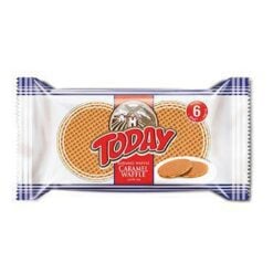 I dag tilfører Caramel Waffle smak til te- og kaffetimene til vaffelelskere. Du kan spise den deilige minivaffeldeigen ren eller med forskjellige frokostvarer. Syltetøy, honning, peanøttsmør, valget er ditt!