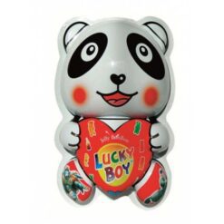 Gummier med leketøy og fruktsmak i plastpanda PANDA LUCKY BOY 60g