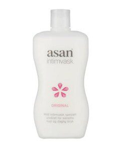 Asan Original mild intimvask er spesielt utviklet for sensitiv hud og daglig intimvask. Den lave pH-verdien tilsvarer hudens egen, og sammen med melkesyre medvirker dette til å opprettholde hudens naturlige