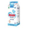 BLENDA Sensitiv Flytende Tøyvask 750 ml Blenda Sensitiv flytende tøyvask for hvitt og farget tøy i praktisk kartong med helletut! Et parfymefritt og allergivennlig vaskemiddel som er effektiv mot tøffe flekker. Tøyvaskemiddelet er utviklet for sensitiv hud og anbefalt av Asthma Allergy Nordic. Spesielt godt egnet til å vaske babytøy. Svanemerket.