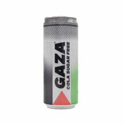 GAZA Cola 330 ml Nyt den skarpe, nostalgiske smaken av Gaza Cola. Denne førsteklasses importerte håndverksbrusen er en perfekt balansert blanding av sødme og brus.