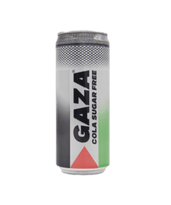 GAZA Cola 330 ml Nyt den skarpe, nostalgiske smaken av Gaza Cola. Denne førsteklasses importerte håndverksbrusen er en perfekt balansert blanding av sødme og brus.
