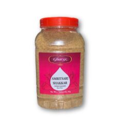 GHAR SE Amritsari Shakkar Jaggery sukker er laget av saft fra sukkerrør og har i tillegg til sukrose flere næringsstoffer som mineraler, jern og fiber.