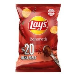 LAY'S Krydret Baharatli Chips 160 g Det hele starter med gårdsdyrkede poteter, kokt og krydret til perfeksjon. Så hver LAY'S® potetgull er perfekt sprø og full av fersk potetsmak.