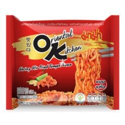 Mama Instant Noodles Oriental Kitchen Shrimp RØRSTET Tom Yum Sauce Flavour 85gm er det perfekte valget for nudelentusiaster som ønsker et deilig og praktisk måltid.