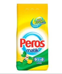 PEROS Matic Vaskepulver Hvit Tøy Lemon PEROS Matic Vaskepulver Farget nye kraftige formel, prøv den nå og se forskjellen på plettfri rengjøring!