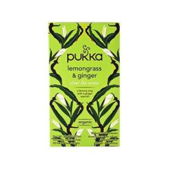 Pukka Lemongrass & Ginger er en frisk og herlig te, med smak av sitronngress og ingefær som vekker sansene dine. En oppløftende te som kan bidra til å gi deg energi, og holde deg på topp igjennom dagen.