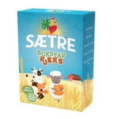 Med Sætre Bokstavkjeks kan barna både kose seg med kjeks, og bli kjent med bokstavene samtidig.