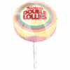 Swizzels Mega Double Lollies er superdeilige og store dextrosklubber som består av to forskjellige lag med ulike smaker og farger. Smakskombinasjonene varierer - ananas, sitron, appelsin, lime og kirsebær - hvilken er din favorittkombinasjon?