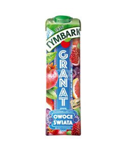 TYMBARK Granateple Drikke Tymbark Granateple Drikke er en forfriskende og smaksrik drikke  Nyt dens revitaliserende smak med hver slurk og dens bemerkelsesverdige helsefordeler.