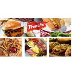 French's fortsetter sin arv av kvalitet med Frenchs tomatketchup. Laget med kanadiske tomater for en søt og syrlig smak, French's Tomato Ketchup er ikke-GMO-prosjektverifisert, glutenfri og fri for høyfruktose maissirup, kunstige farger.