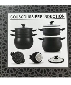Denne romslige gryten på 10 liter er ideell for tilberedning av store porsjoner couscous eller andre store retter. Den er designet for å fungere godt på induksjonstopper og gir stor fleksibilitet på kjøkkenet.