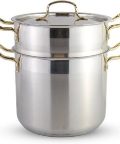 Denne romslige gryten på 8 liter er ideell for tilberedning av store porsjoner couscous eller andre store retter. Den er designet for å fungere godt på induksjonstopper og gir stor fleksibilitet på kjøkkenet.