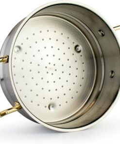 Denne romslige gryten på 8 liter er ideell for tilberedning av store porsjoner couscous eller andre store retter. Den er designet for å fungere godt på induksjonstopper og gir stor fleksibilitet på kjøkkenet.