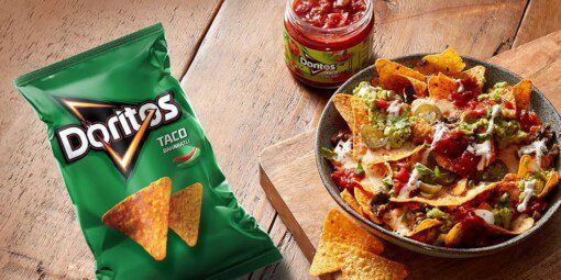 Doritos Taco Corn Chips appellerer til folk som leter etter en deilig matbit med sin kryddersmak. I tillegg til mais inneholder produktet også forskjellige smaker og krydder som rød pepperpulver, løkpulver og hvitløkspulver.