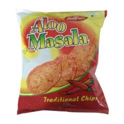 Aloo Masala av Haldirams er en populær indisk snack som innkapsler de rike smakene og aromaene fra indisk mat. Denne fristende blandingen er basert på krydrede poteter krydret med en tradisjonell masalablanding, og tilbyr en unik og uforglemmelig smak.