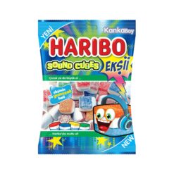 HARIBO Ekşii Sound Cubes Godteri Hvert Haribo-godteri er laget av en annen designer.