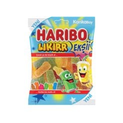HARIBO Likirr Eksi Surbrennevin Godteri Hvert Haribo-godteri er laget av en annen designer.