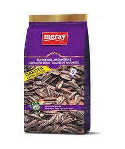 MERAY Solsikkefrø Dakota Ekstra Salt Dakota type Solsikkefrø stekt med salt, behagelig smak! Solsikke har en levetid på ett år og må plantes om hvert år. Tyrkia er de viktigste dyrkingslandene.