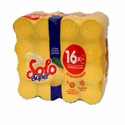 Solo Super er uten tilsatt sukker, og med den samme friske appelsinsmaken som originalen. Solo har hatt sukkerfrie varianter på markedet siden 1956. Kullsyreholdig leskedrikk. Inneholder søtstoff.