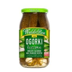 WALDI BEN Ogorki Kiszone Syltede Agurker er et tradisjonelt polsk produkt som imponerer med sin unike smak og allsidighet. Disse syltede agurkene er produsert etter tradisjonelle metoder og pasteurisert for å bevare friskheten og kvaliteten.