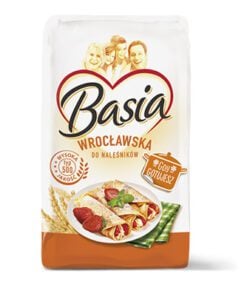 BASIA Maka Wroclawska Type.500 Pannekakemel Minnet om sprø pannekaker og gnisten i øynene til husstandsmedlemmene er grunn nok... Det er av disse grunnene vi laget varianten, som sikrer at pannekakene dine alltid blir perfekte og holder seg sprø.