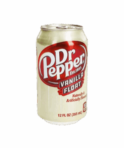 Dr Pepper Vanilla Float - Klassisk Smak med en Vaniljetvist Dr Pepper Vanilla Float 355ml bringer deg den ikoniske Dr Pepper-smaken kombinert med en deilig og kremet vaniljesmak. Denne brusen er perfekt for de som elsker klassiske smaker med en ny vri, og den gir en forfriskende opplevelse som kan nytes når som helst.